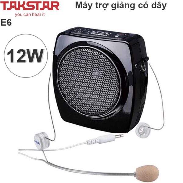 Máy Trợ Giảng Có Dây 12W  Thời Trang Takstar E6 (Nhiều Màu Sắc)