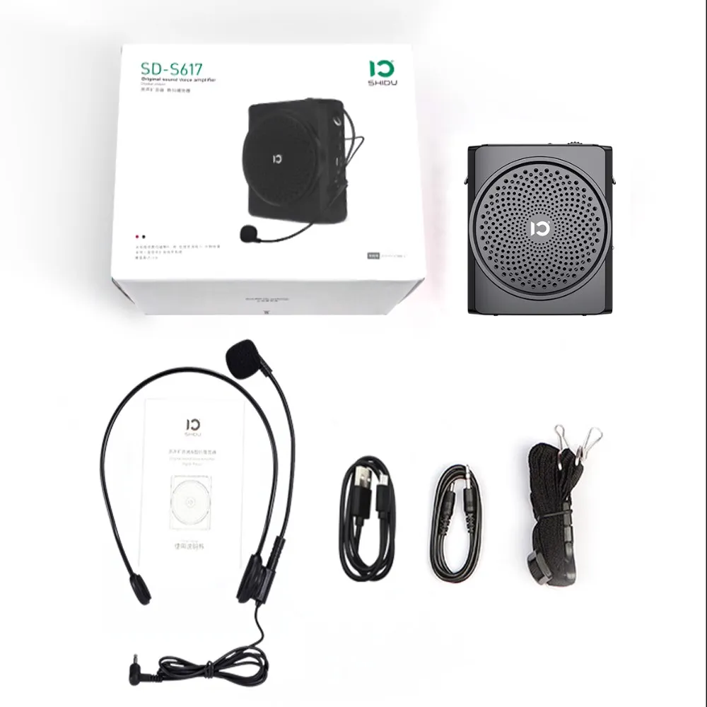 Máy Trợ Giảng Có Dây Cổng Suất 16W Pin 10H Shidu Sd-S617