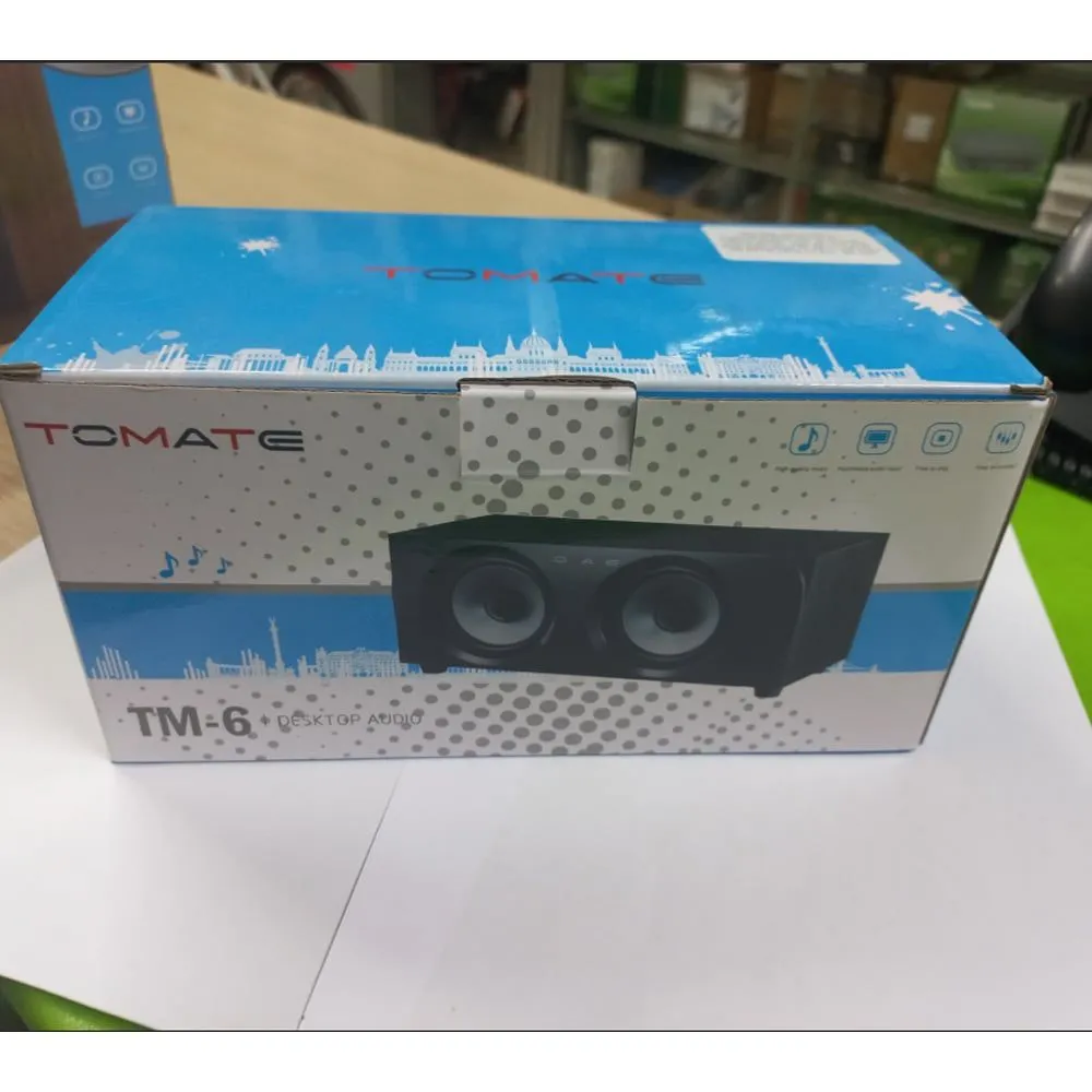Loa Vi Tính, Loa Máy Tính 2.0 Để Bàn Tomate Tm-6