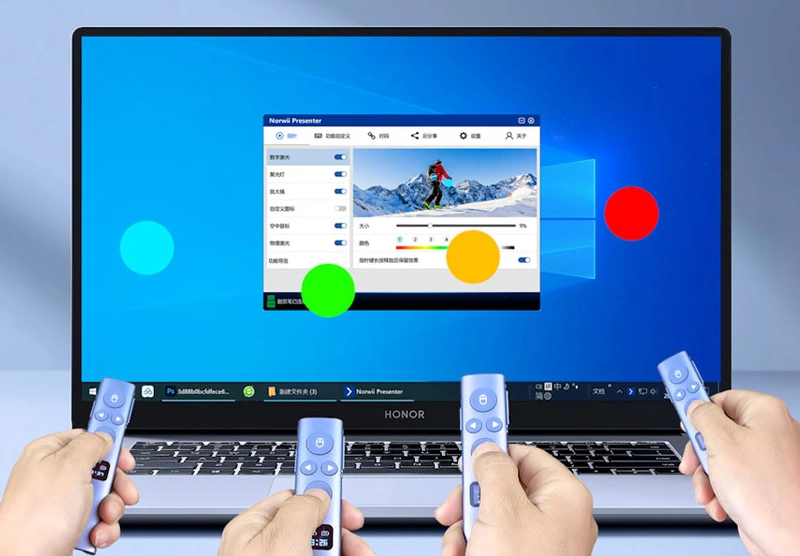 Bút Trình Chiếu Bluetooth Kỹ Thuật Số Norwii N95S Ble – Dùng Được Cho Tv Led, Lcd Và Màn Chiếu - Bút Trình Chiếu- Máy Trợ Giảng- Phụ Kiện Điện Tử Việt Nam Bút Trình Chiếu Bluetooth Cho Màn Led N95S Ble 11