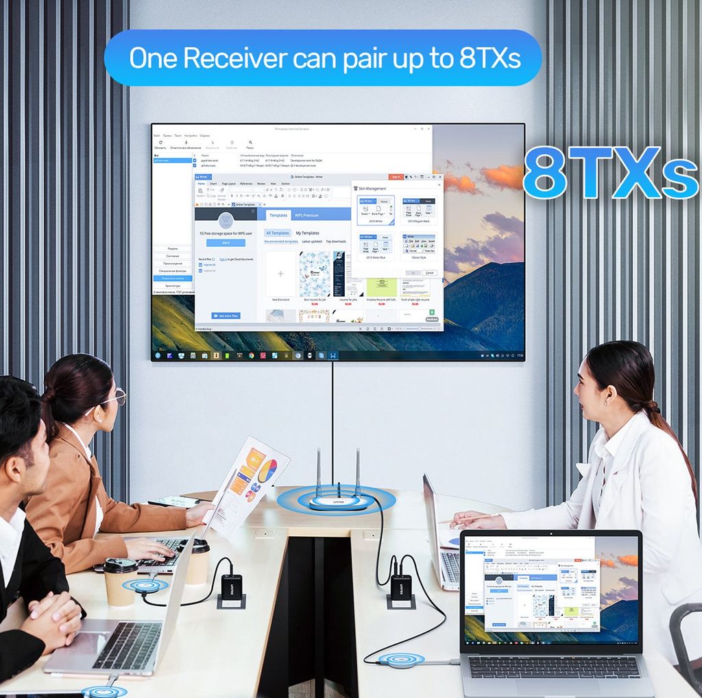 Bộ Thu Phát Hdmi Không Dây Chính Hãng Unitek V1183A01 - 50M - Bút Trình Chiếu- Máy Trợ Giảng- Phụ Kiện Điện Tử Việt Nam