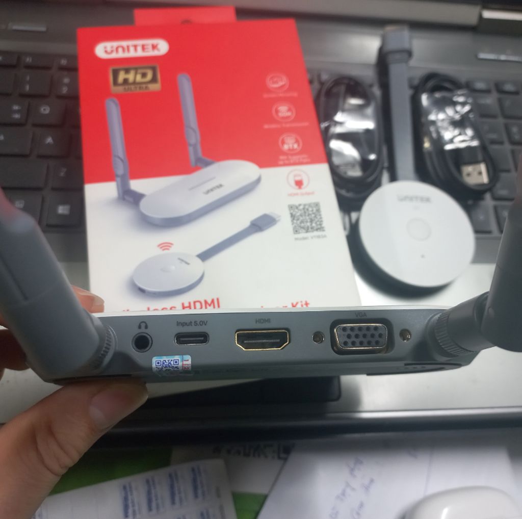 Bộ Thu Phát Hdmi Không Dây Chính Hãng Unitek V1183A01 - 50M - Bút Trình Chiếu- Máy Trợ Giảng- Phụ Kiện Điện Tử Việt Nam