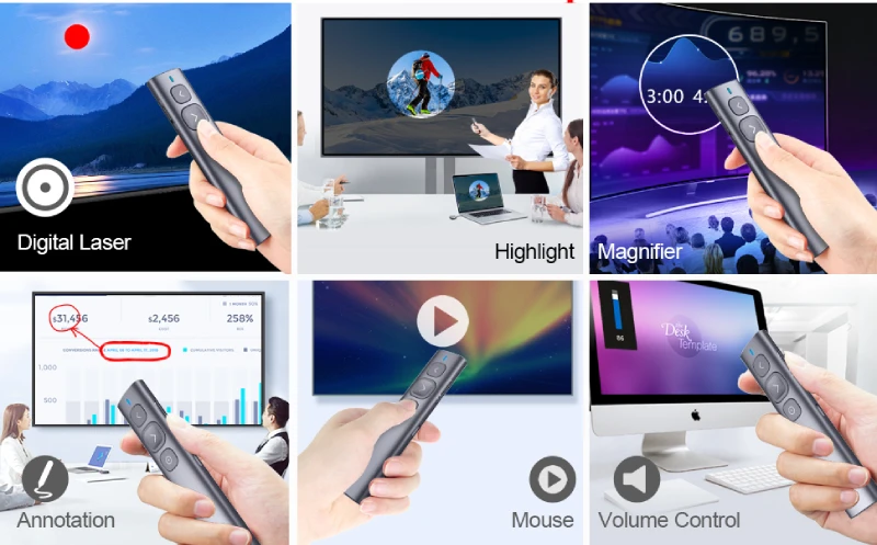 Bút Trình Chiếu Kỹ Thuật Số Spotlight Digital Laser Cho Màn Hình Led Lcd Tv Norwii N95S - Bút Trình Chiếu- Máy Trợ Giảng- Phụ Kiện Điện Tử Việt Nam Bút Trình Chiếu Kỹ Thuật Số Norwii N95S 6