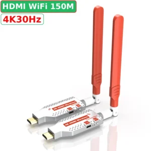 Bộ thu phát HDMI không dây HDWL150-4K HD 150m băng tần kép 2.4G và 5G hỗ trợ kết nối 1-2 màn hình - Bút Trình Chiếu- Máy Trợ Giảng- Phụ Kiện Điện Tử Việt Nam