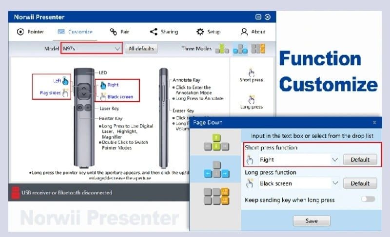 Bút Trình Chiếu Không Dây Kỹ Thuật Số Dùng Cho Màn Hình Led Norwii N97S-64G Green Laser Màu Xanh - Bút Trình Chiếu- Máy Trợ Giảng- Phụ Kiện Điện Tử Việt Nam Bút Trình Chiếu Không Dây Kỹ Thuật Số Dùng Cho Màn Hình Led Norwii N97S-64G Green Laser Màu Xanh - Bút Trình Chiếu- Máy Trợ Giảng- Phụ Kiện Điện Tử Việt Nam